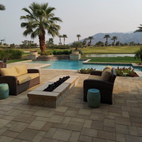 poolside paving