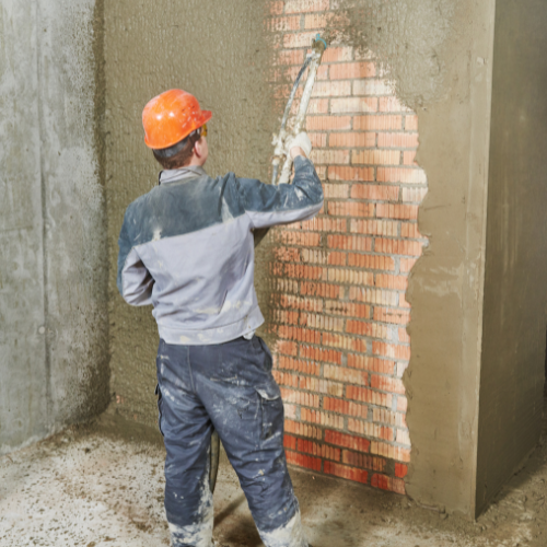 rendering and plastering