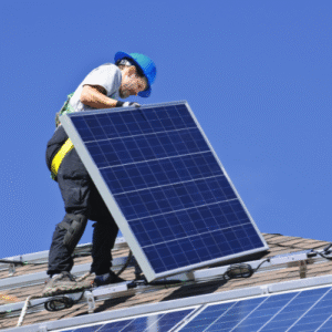 Residential solar panel installation in melbourne